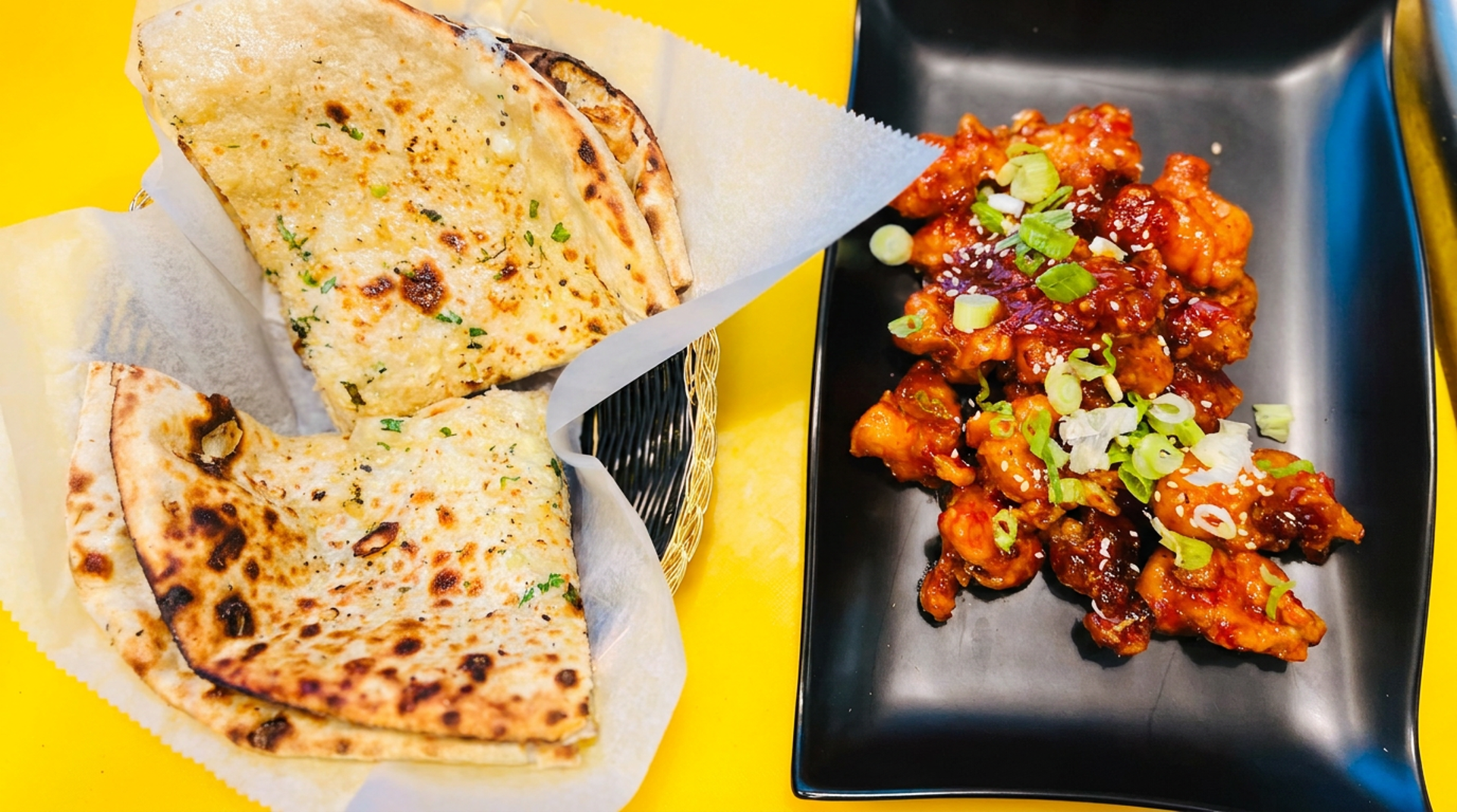 Spices imported from India, blended in-house